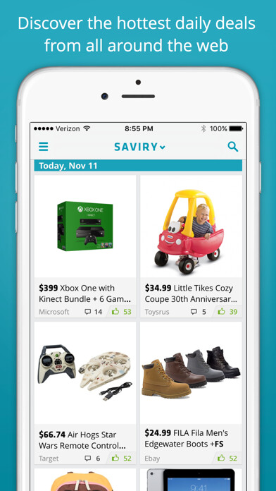 Emulate iPhone app Saviry by 1Sale - Deals, Freebies, Sales FREE using MyAndroid Emulate iPhone app Saviry by 1Sale - Deals, Freebies, Sales FREE using MyAndroid