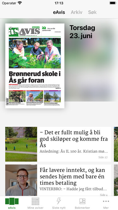 Emulate iPhone app Ås Avis eAvis using MyAndroid Emulate iPhone app Ås Avis eAvis using MyAndroid