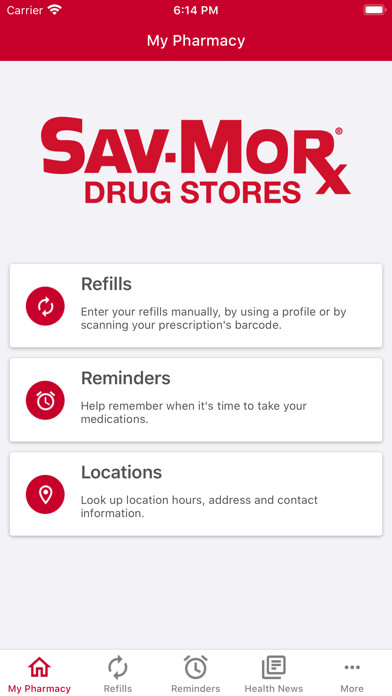 Emulate iPhone app Sav-Mor Drug Stores using MyAndroid Emulate iPhone app Sav-Mor Drug Stores using MyAndroid