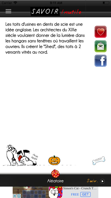 Emulate iPhone app Savoir Inutile using MyAndroid Emulate iPhone app Savoir Inutile using MyAndroid