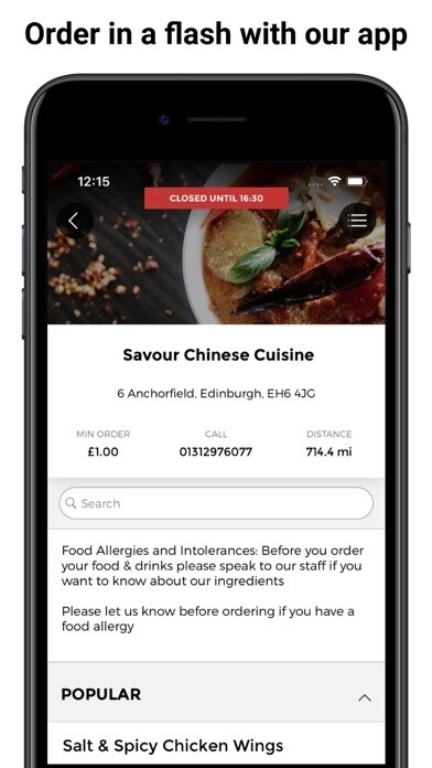 Emulate iPhone app Savour Dim Sum using MyAndroid Emulate iPhone app Savour Dim Sum using MyAndroid
