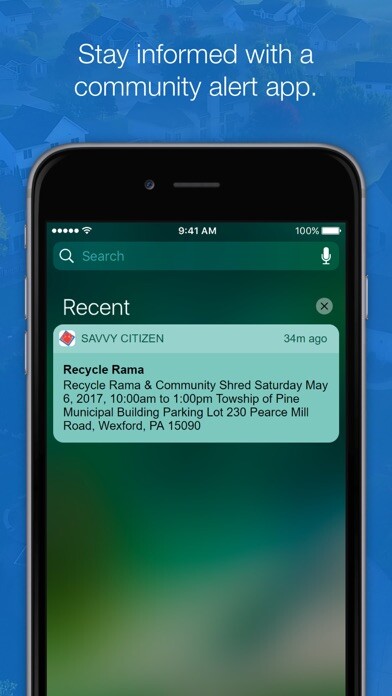 Emulate iPhone app Savvy Citizen using MyAndroid