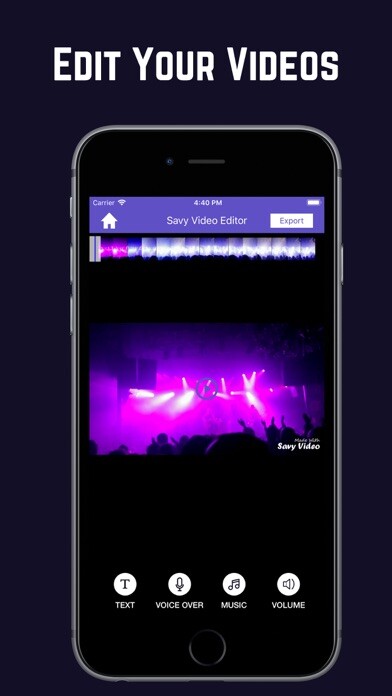Emulate iPhone app Savy Video Editor - Music using MyAndroid Emulate iPhone app Savy Video Editor - Music using MyAndroid