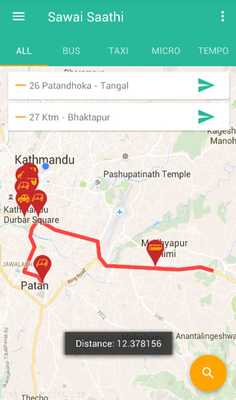 Emulate Android APK Sawari Saathi