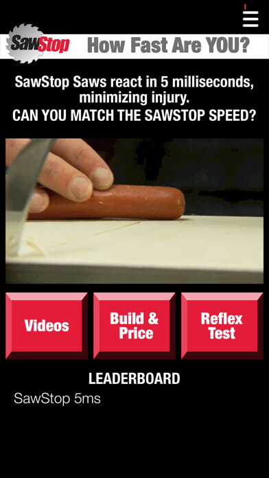 Run android online APK SawStop from MyAndroid or emulate SawStop using MyAndroid