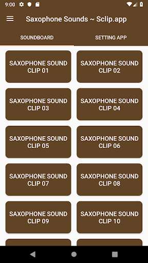 Run android online APK Saxophone Sound Collections ~ Sclip.app from MyAndroid or emulate Saxophone Sound Collections ~ Sclip.app using MyAndroid