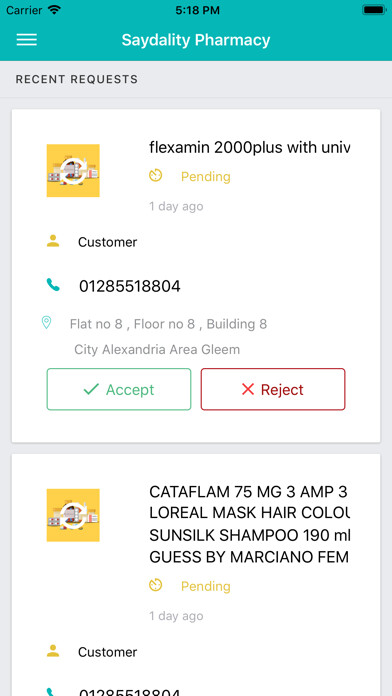 Emulate iPhone app Saydality ( For Pharmacies ) using MyAndroid Emulate iPhone app Saydality ( For Pharmacies ) using MyAndroid
