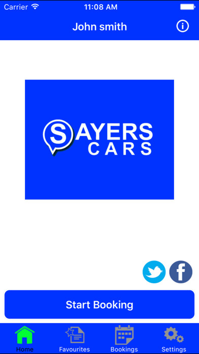 Emulate iPhone app Sayers Cars East London Minicabs using MyAndroid Emulate iPhone app Sayers Cars East London Minicabs using MyAndroid