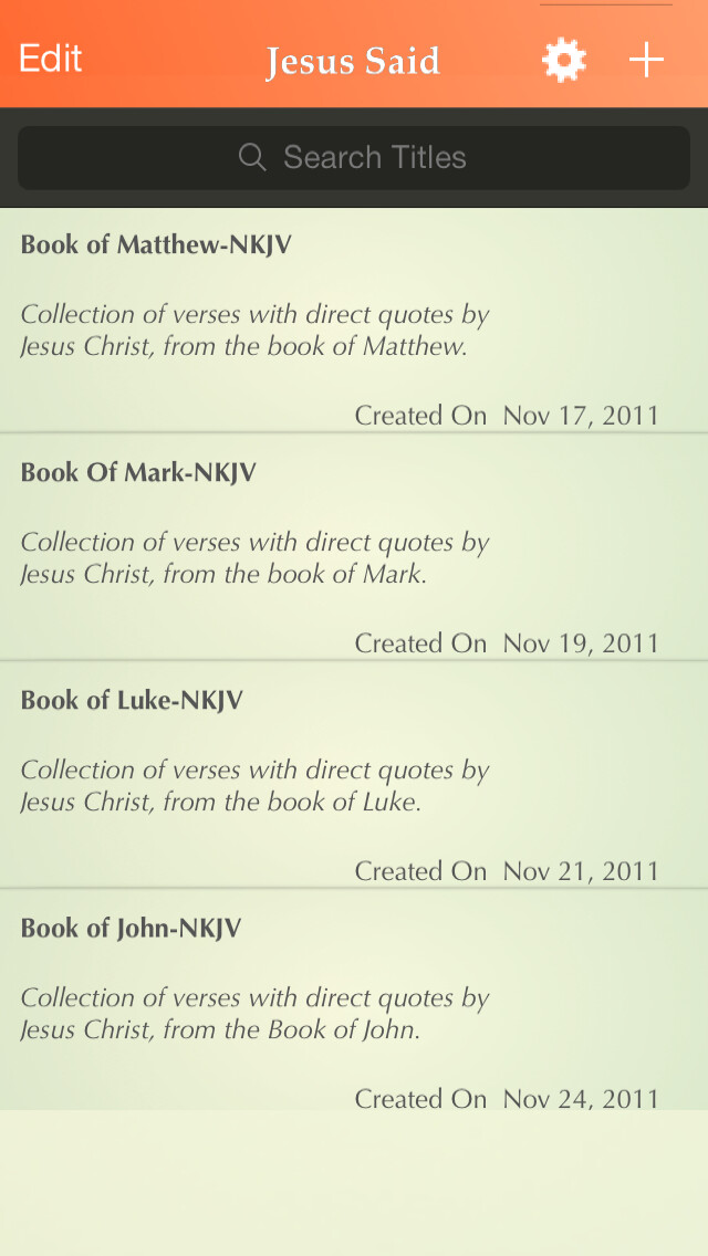 Emulate iPhone app Sayings Of Jesus Christ using MyAndroid Emulate iPhone app Sayings Of Jesus Christ using MyAndroid