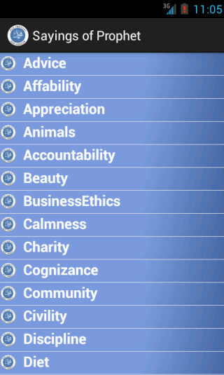 Run android online APK Sayings Of Prophet from MyAndroid or emulate Sayings Of Prophet using MyAndroid