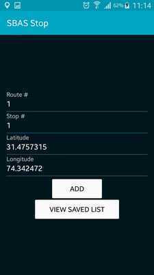 Emulate Android APK SBAS Stops