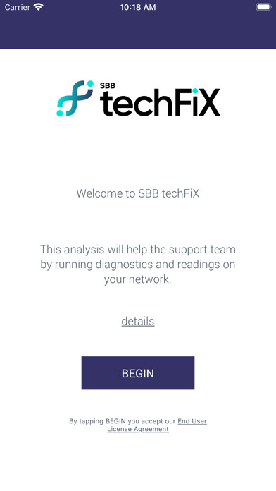 Emulate iPhone app SBB techFiX using MyAndroid