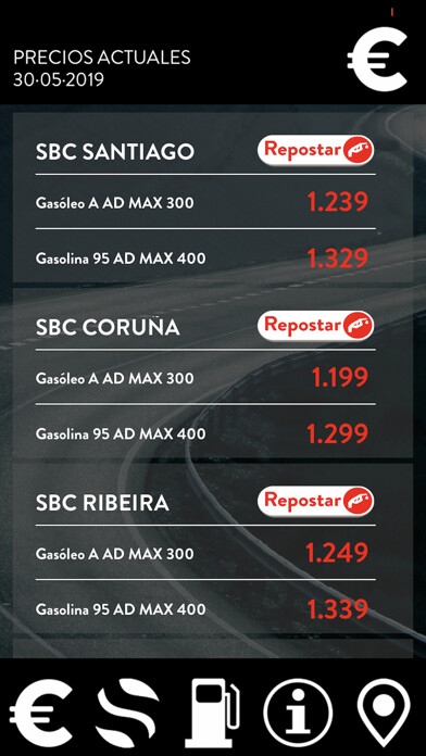 Emulate iPhone app SBC Gasolineras using MyAndroid Emulate iPhone app SBC Gasolineras using MyAndroid
