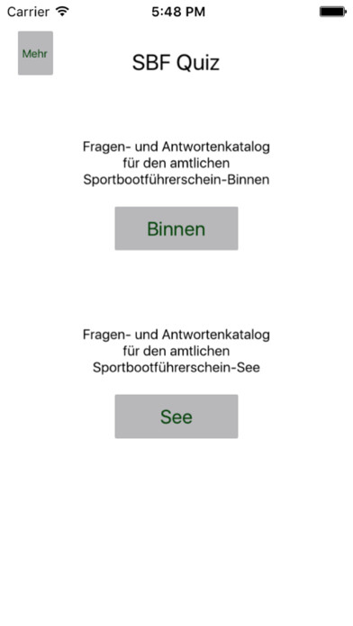 Emulate iPhone app SBF Quiz using MyAndroid Emulate iPhone app SBF Quiz using MyAndroid