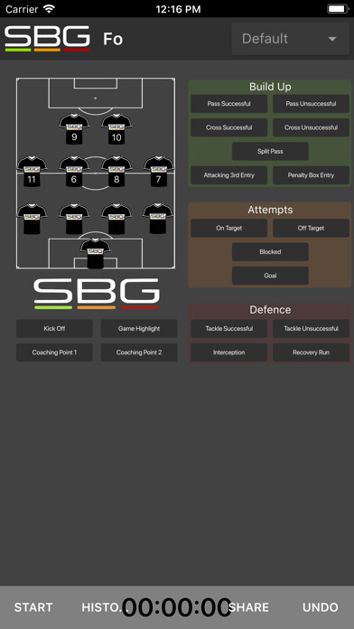 Emulate iPhone app SBG Focus Tag using MyAndroid