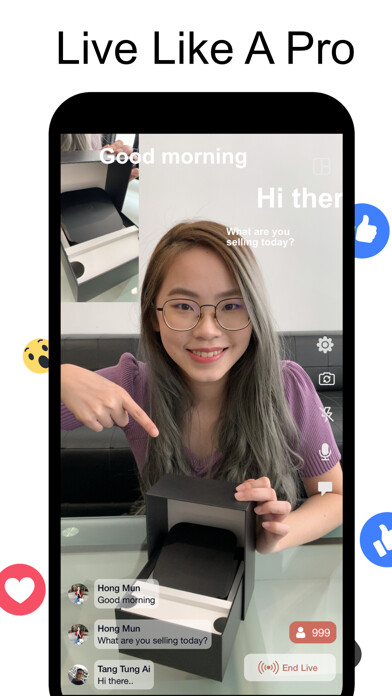 Emulate iPhone app SBLive - Live Stream Assistant using MyAndroid