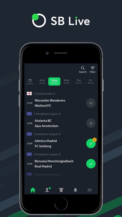 Emulate iPhone app SB LIVE - Sports Scores & News using MyAndroid Emulate iPhone app SB LIVE - Sports Scores & News using MyAndroid