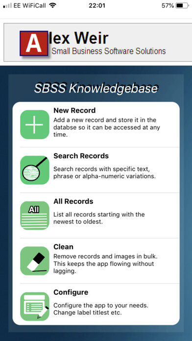 Emulate iPhone app SBSS Knowledgebase using MyAndroid