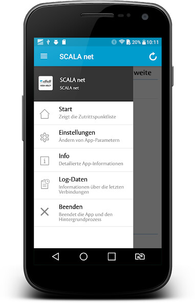 Run android online APK SCALA net App Access from MyAndroid or emulate SCALA net App Access using MyAndroid