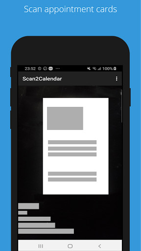 Run android online APK Scan2Calendar - Scan your appointment cards from MyAndroid or emulate Scan2Calendar - Scan your appointment cards using MyAndroid