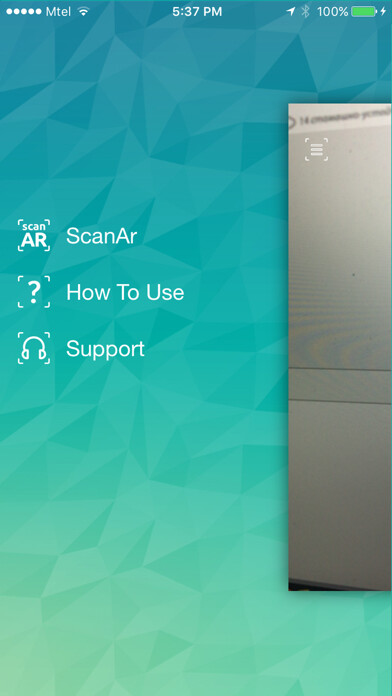 Emulate iPhone app scanAR - AR scanner using MyAndroid Emulate iPhone app scanAR - AR scanner using MyAndroid