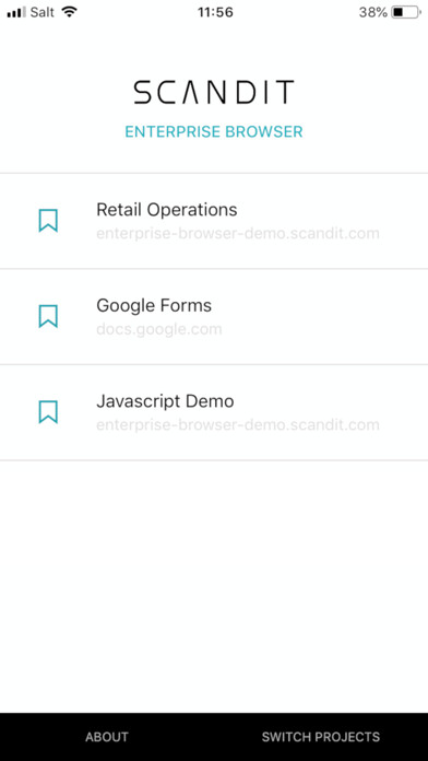 Emulate iPhone app Scandit Enterprise Browser using MyAndroid Emulate iPhone app Scandit Enterprise Browser using MyAndroid