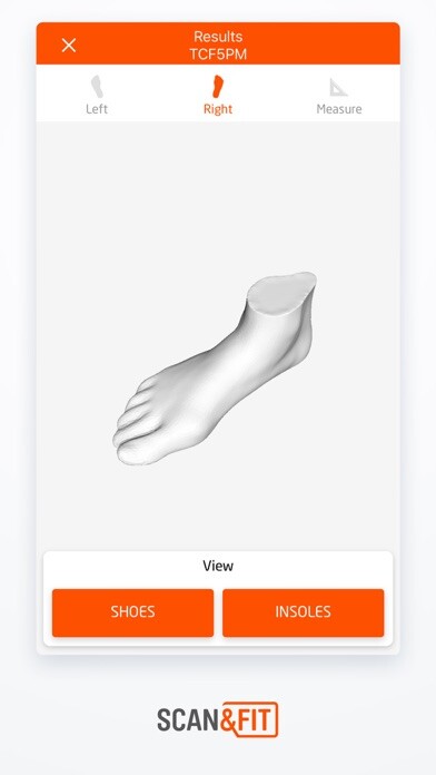 Emulate iPhone app Scan&Fit using MyAndroid