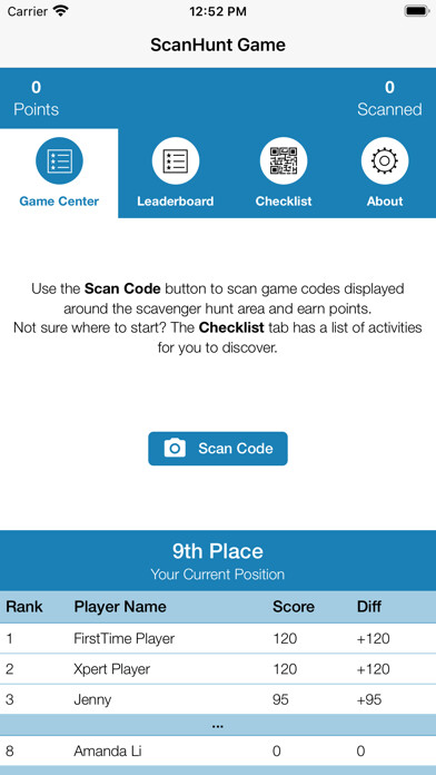 Emulate iPhone app ScanHunt® by ATIV Software using MyAndroid Emulate iPhone app ScanHunt® by ATIV Software using MyAndroid