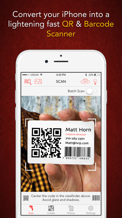 Emulate iPhone app Scanify - Barcode Scanner, Shopping Assistant, and QR Code Reader & Generator using MyAndroid Emulate iPhone app Scanify - Barcode Scanner, Shopping Assistant, and QR Code Reader & Generator using MyAndroid