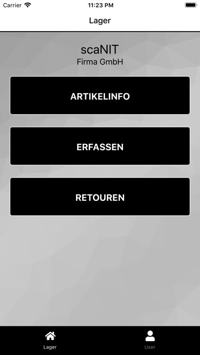 Emulate iPhone app scaNIT App using MyAndroid