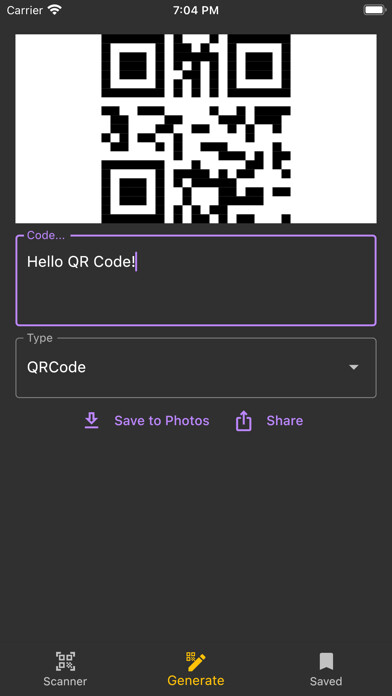Emulate iPhone app Scanly - QR & Barcode Reader using MyAndroid Emulate iPhone app Scanly - QR & Barcode Reader using MyAndroid