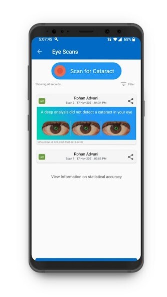 Run android online APK ScanMyEye from MyAndroid or emulate ScanMyEye using MyAndroid