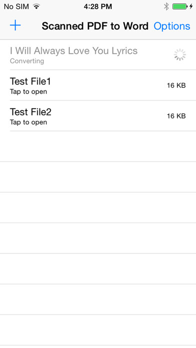 Emulate iPhone app Scanned PDF to Word using MyAndroid Emulate iPhone app Scanned PDF to Word using MyAndroid