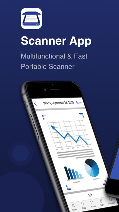 Emulate iPhone app Scanner-App: Scan Text & Notes using MyAndroid
