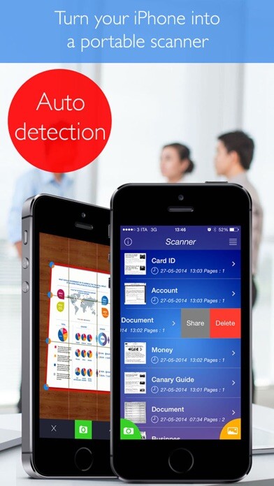 Emulate iPhone app Scanner Professional using MyAndroid