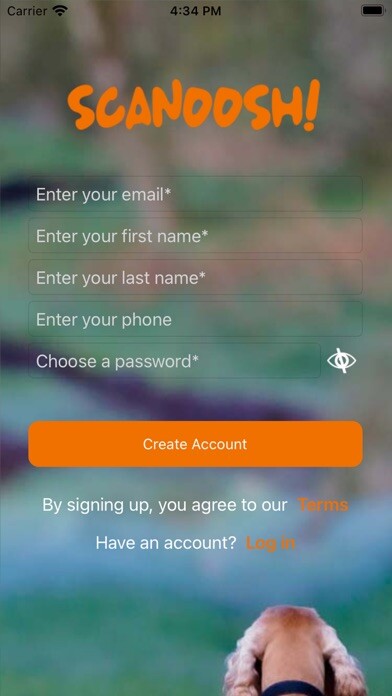 Emulate iPhone app Scanoosh using MyAndroid