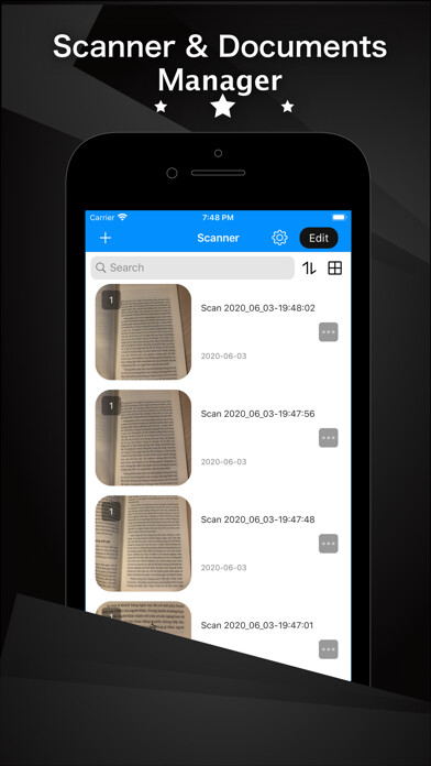 Emulate iPhone app Scan PDF Scanner Scan document using MyAndroid
