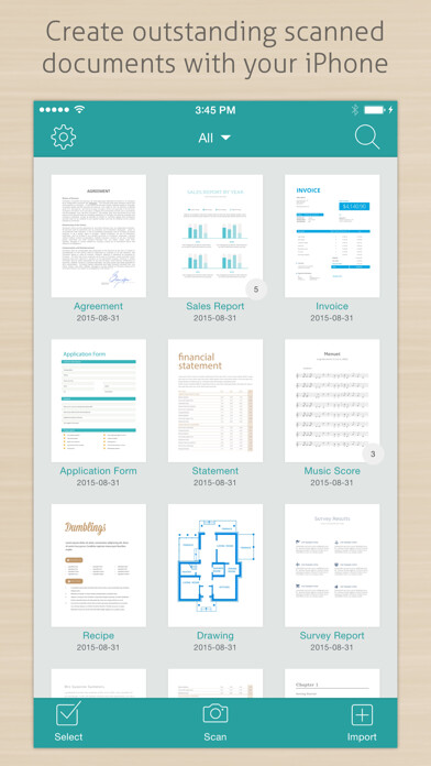 Emulate iPhone app Scanument - Document Scanner - Scan documents to PDF using MyAndroid