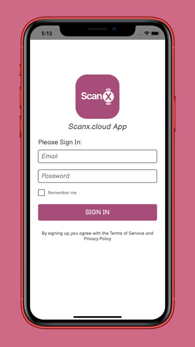Emulate iPhone app ScanX using MyAndroid