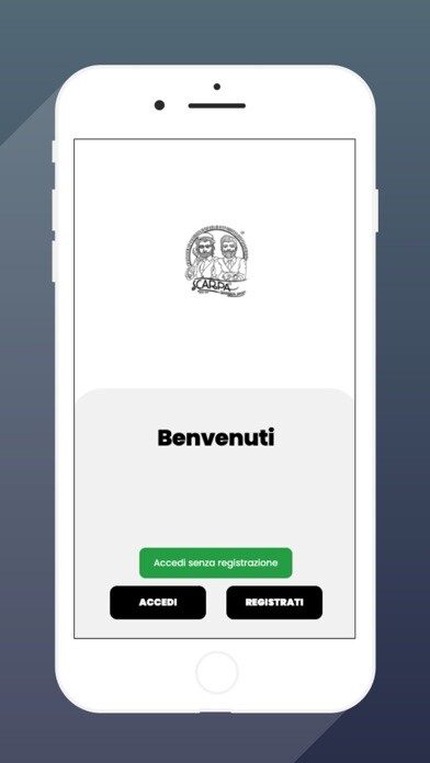 Emulate iPhone app Scarpabarbershop using MyAndroid