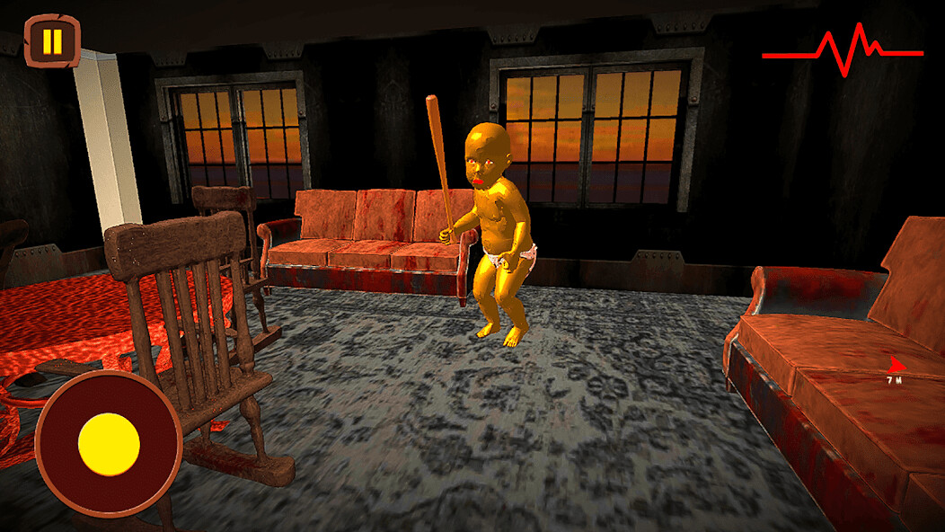 Run android online APK Scary baby yellow: hide  seek from MyAndroid or emulate Scary baby yellow: hide  seek using MyAndroid