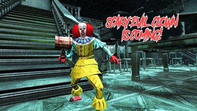 Emulate iPhone app Scary Clown Hide and Seek Game using MyAndroid