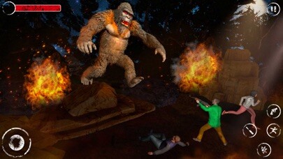 Emulate iPhone app Scary Evil Bigfoot Survival using MyAndroid