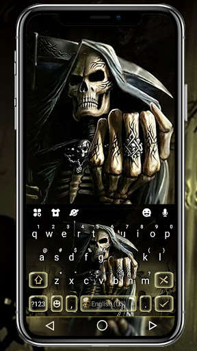 Run android online APK Scary Grim Reaper Keyboard Theme from MyAndroid or emulate Scary Grim Reaper Keyboard Theme using MyAndroid