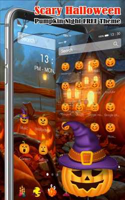 Emulate Android APK Scary Halloween pumpkin night free theme Emulate Android APK Scary Halloween pumpkin night free theme