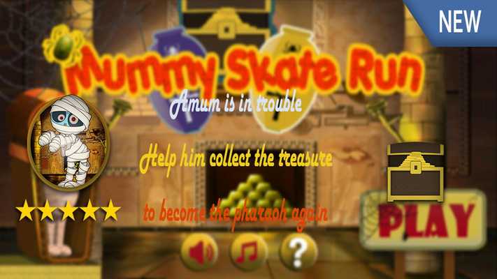Emulate Android APK Scary Mummy Skate run : halloween adventure