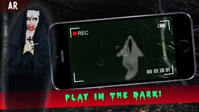 Emulate iPhone app Scary Nun - AR Ghost Visor using MyAndroid