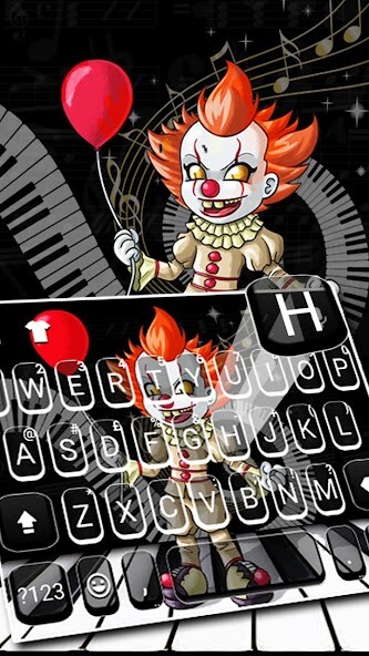 Run android online APK Scary Piano Clown Keyboard Background from MyAndroid or emulate Scary Piano Clown Keyboard Background using MyAndroid