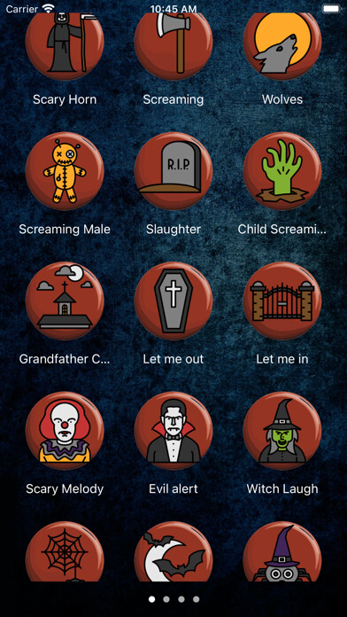 Emulate iPhone app Scary Ringtone Sounds using MyAndroid