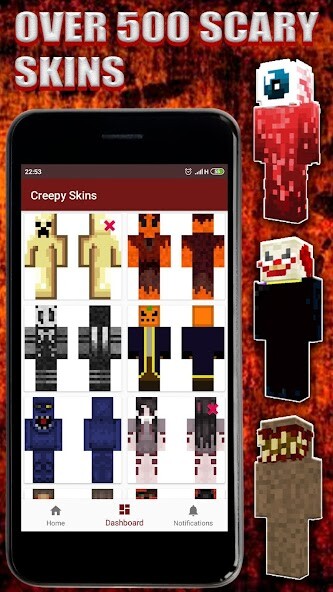 Run android online APK Scary Skins and Horror Skins from MyAndroid or emulate Scary Skins and Horror Skins using MyAndroid Run android online APK Scary Skins and Horror Skins from MyAndroid or emulate Scary Skins and Horror Skins using MyAndroid